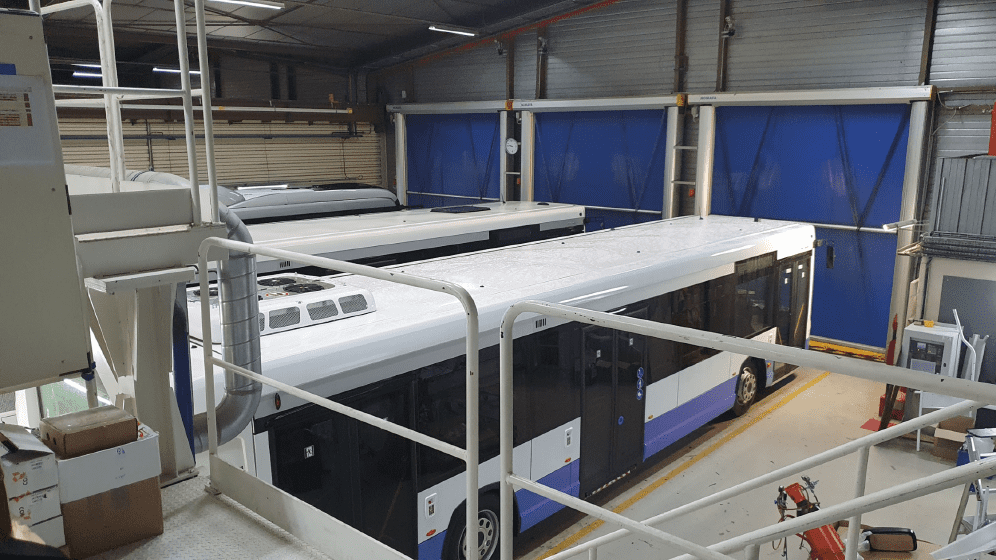 Planta de fabricación de autobuses y autocares