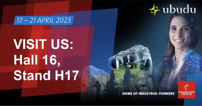 Cartaz da Ubudu na Hannover Messe