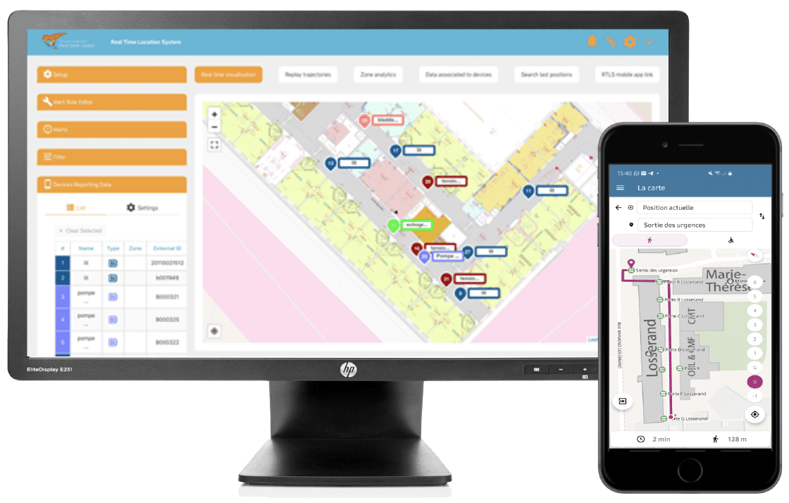 Software Ubudu RTLS all'ospedale Saint Joseph