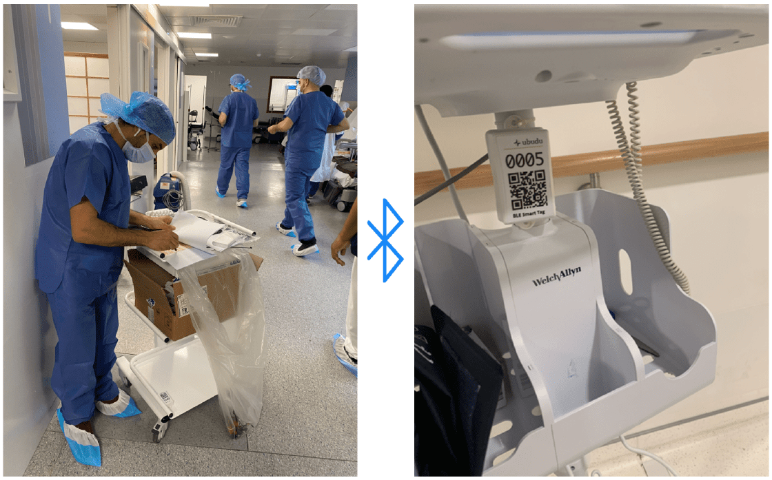 Hardware Ubudu RTLS all'ospedale Saint Joseph