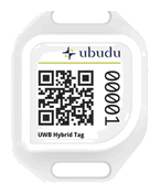 Ubudu Hybrid Tag 4.0 Mini, a compact clip-on tag