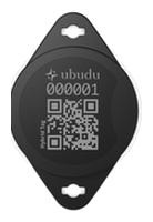 Ubudu Hybrid Tag 4.0 Round, a rugged keyfob tag