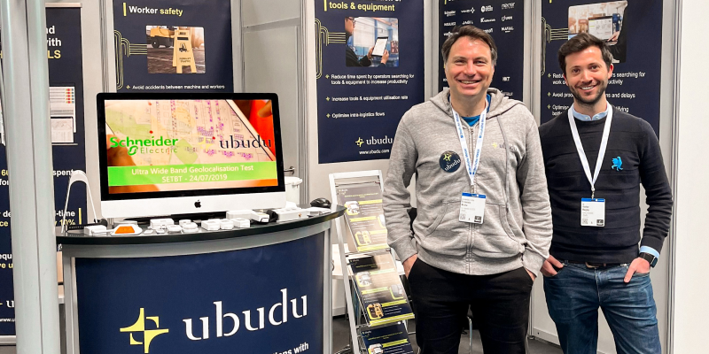 Il team Ubudu alla Hannover Messe 2023